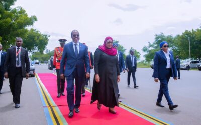 A DIPLOMATIC VISIT BY THE PRESIDENT OF SOMALIA TO TANZANIA