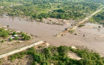 AERIAL SURVEY OF LINDI-DAR ES SALAAM ROAD AFTER TYPHOON HIDAYA