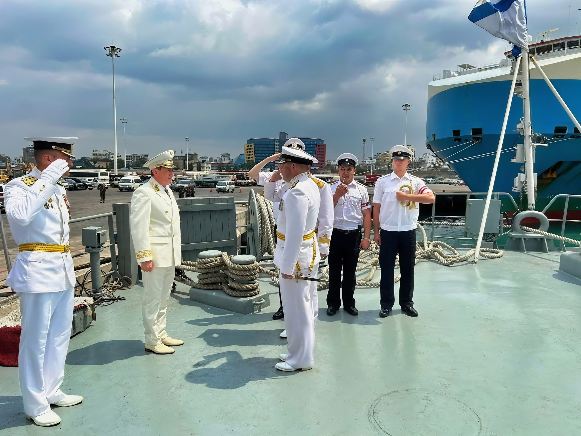 Russia Tanzania naval training